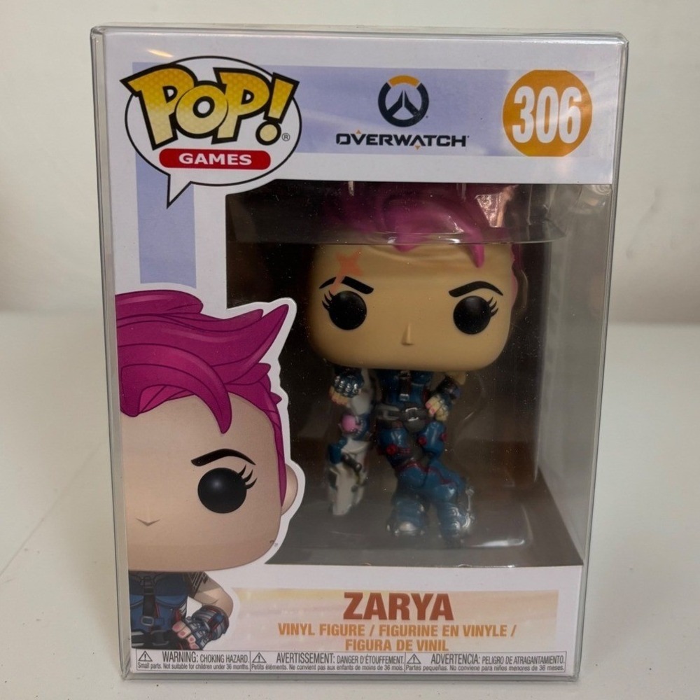Funko Pop Games Overwatch Zarya 306 Vinyl Figure Blizzard Collectible